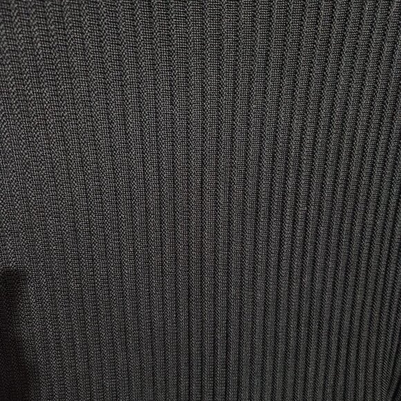 Studio One New York Dress Womens XL Ribbed Knit Button Detail Midi Fit Flaire - Picture 5 of 13